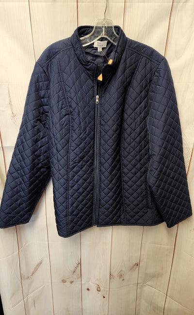 Kim Rogers Women's Size 1X Navy Jacket