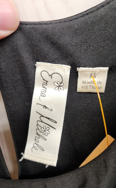 Emma & Michele Women's Size M Black Jumpsuit