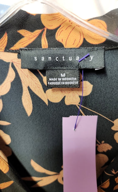 Sanctuary Women's Size M Black Floral Dress