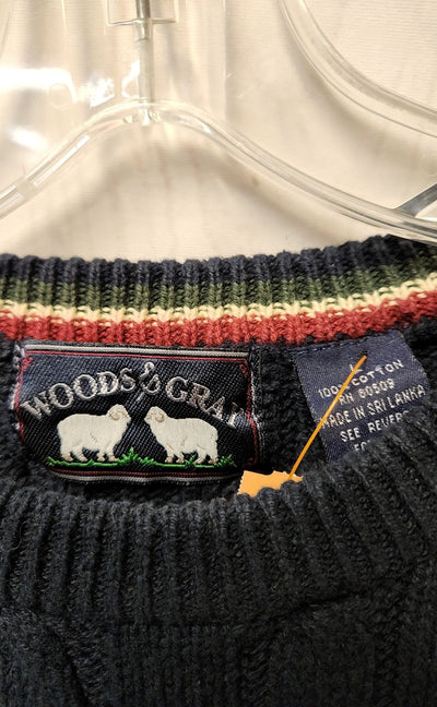 Woods & Gray Men's Size L Navy Sweater