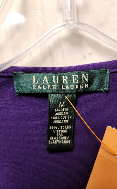 Lauren by Ralph Lauren Women's Size M Purple Long Sleeve Top