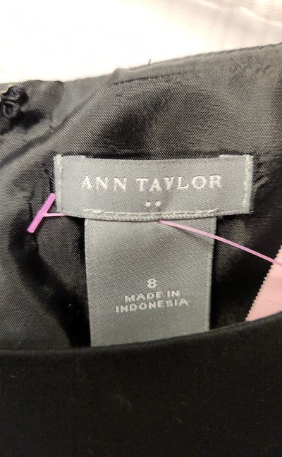 Ann Taylor Women's Size 8 Black Dress
