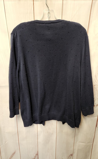 Talbots Women's Size XL Navy Sweater Set