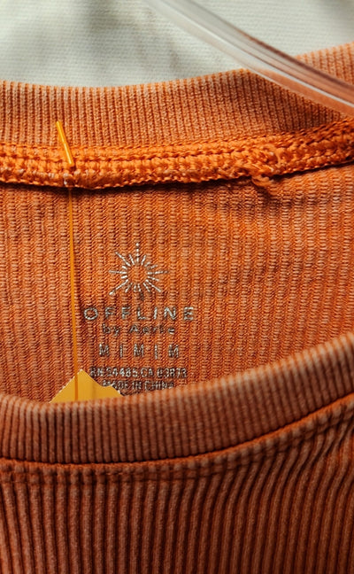 Offline by Aerie Women's Size M Orange Long Sleeve Top