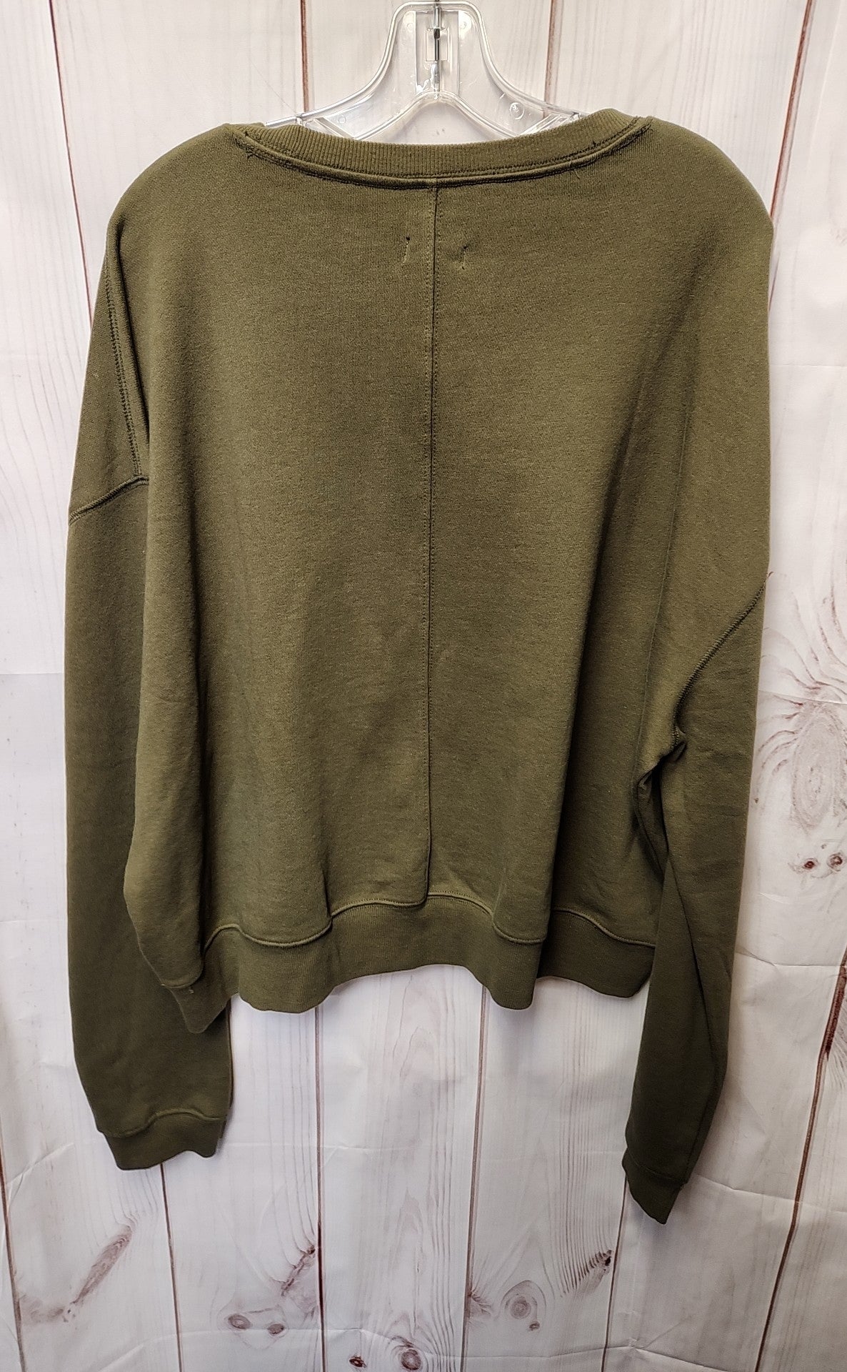 NWT Pilcro Anthropologie Women's Size XL Green Sweatshirt