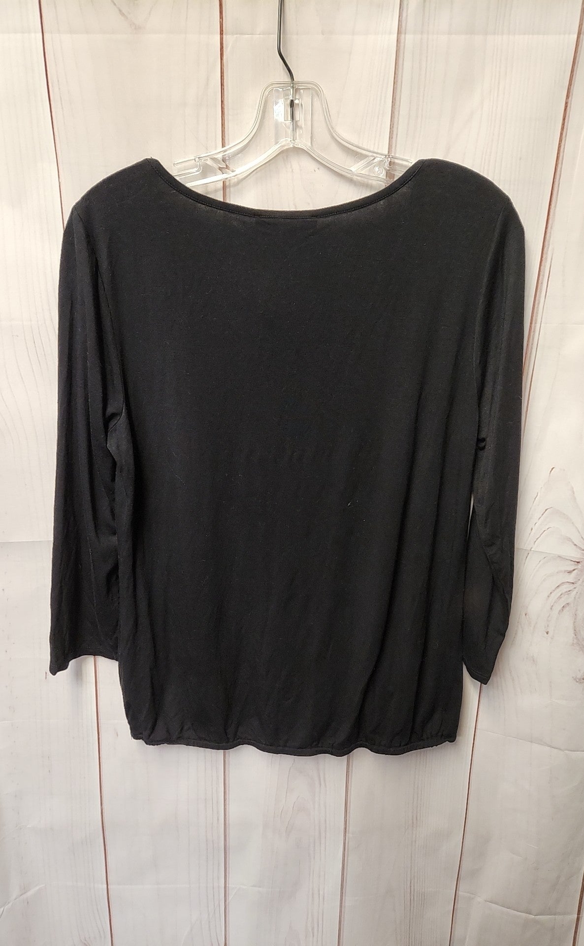 NWT Cable & Gauge Women's Size M Black Long Sleeve Top