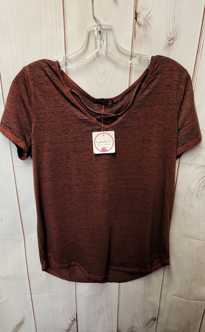 Sheila Rose Women's Size XL Red Short Sleeve Top