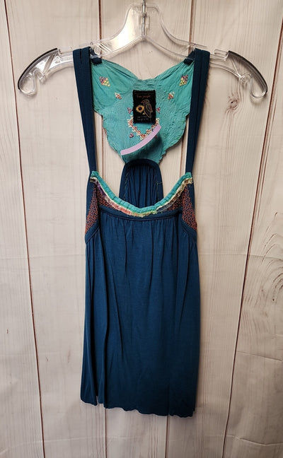 Free People Women's Size S Blue Sleeveless Top