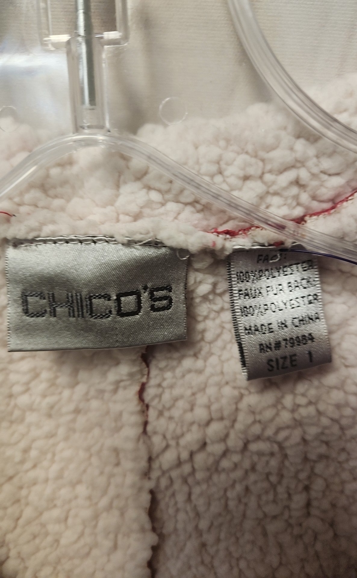 Chico's Women's Size 1 = US M Pink Vest