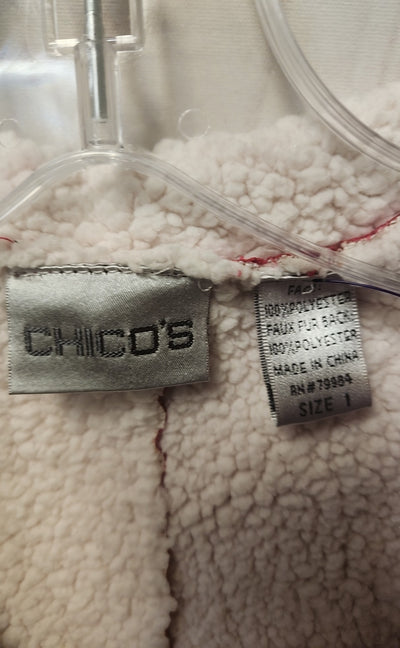 Chico's Women's Size 1 = US M Pink Vest