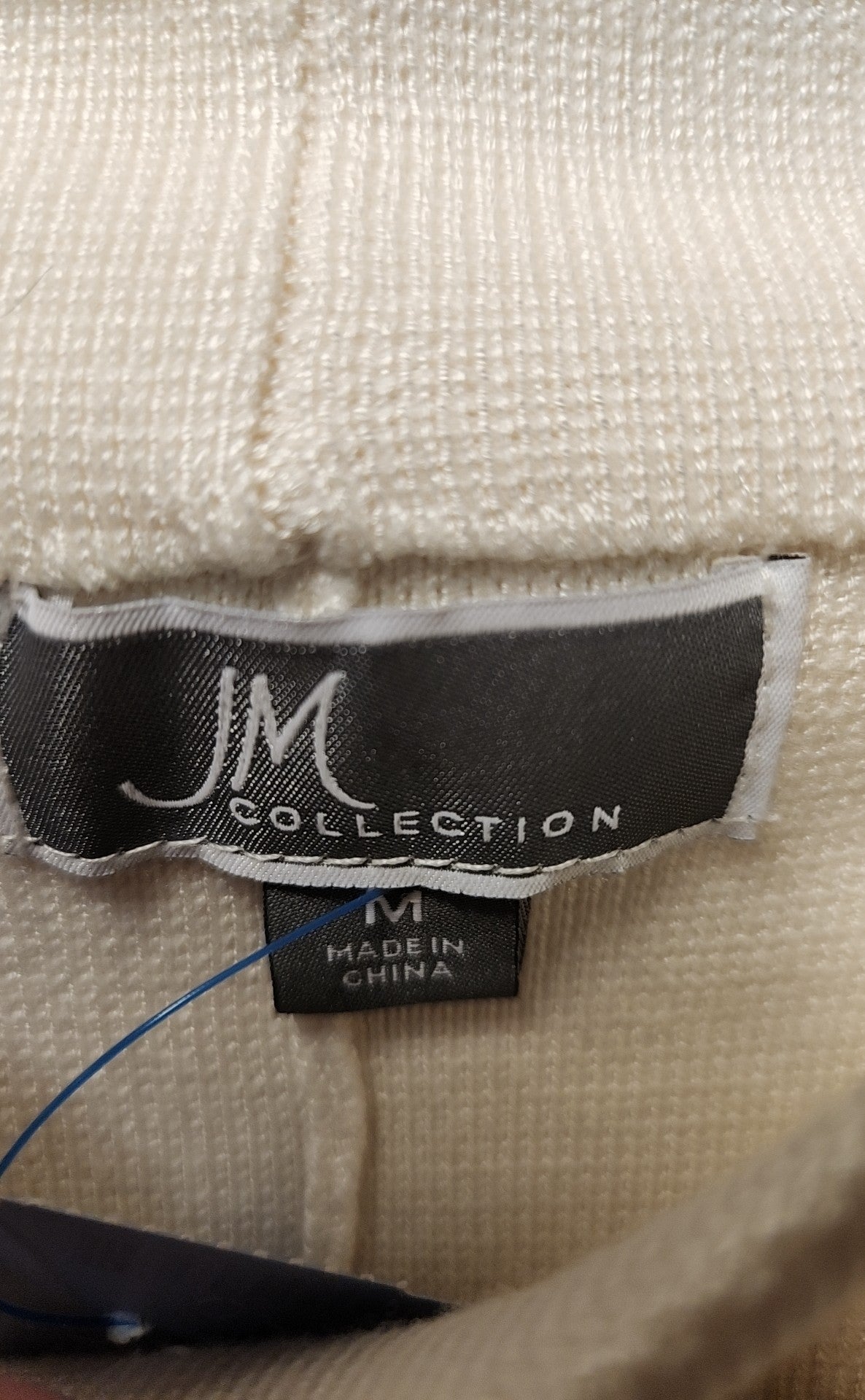 JM Collection Women's Size M White Cardigan