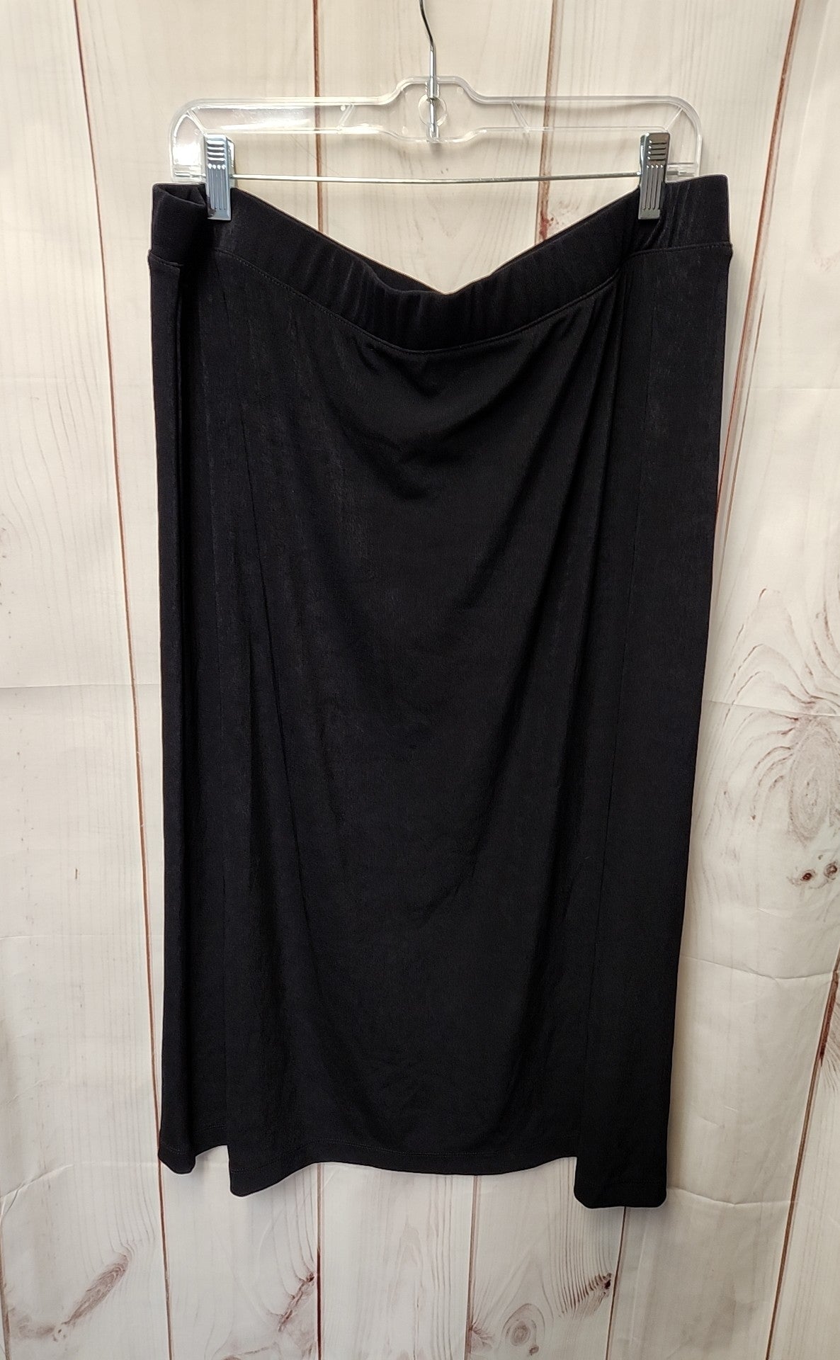 Chico's Travelers Women's Size 3 = US XL Black Skirt