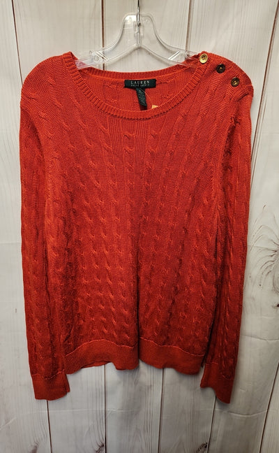 Lauren by Ralph Lauren Women's Size XL Red Sweater