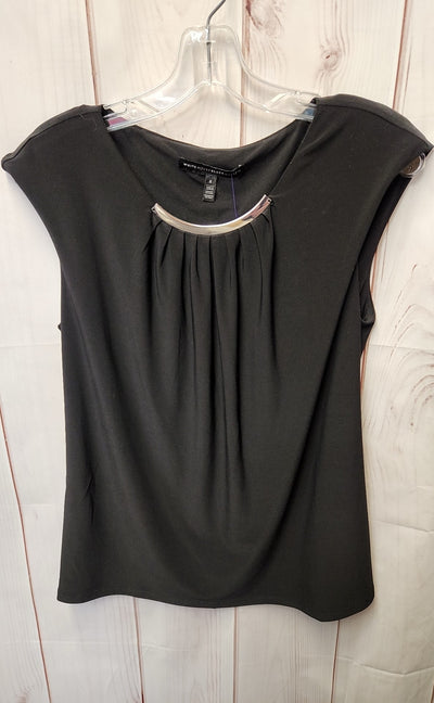 White House Black Market Women's Size S Black Sleeveless Top