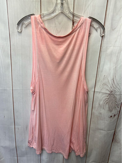 American Eagle Women's Size XL Pink Sleeveless Top