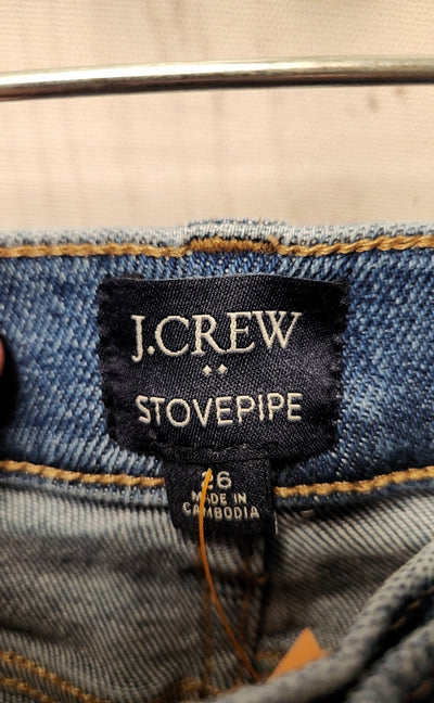 J Crew Women's Size 26 (1-2) Blue Jeans Stovepipe
