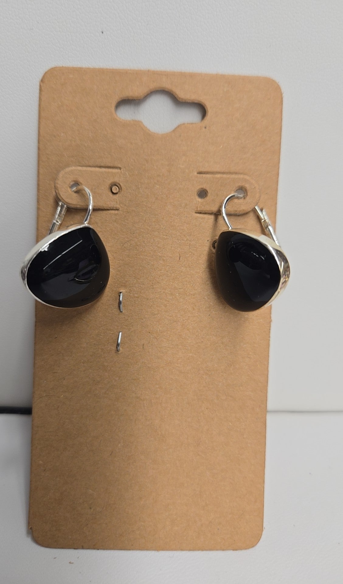 Black Drop Earrings