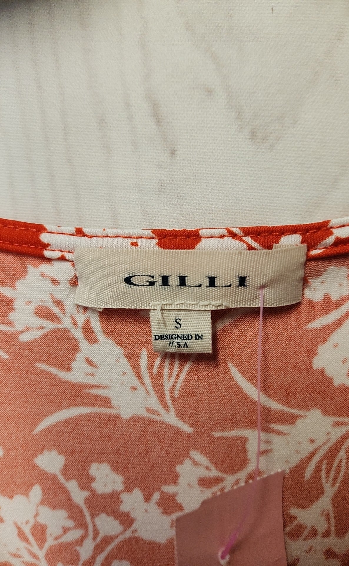 Gilli Women's Size S Red Floral Dress