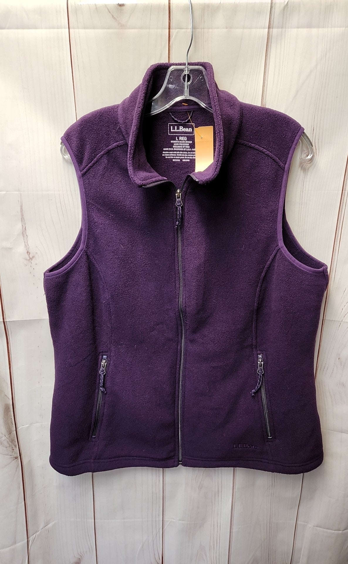 LL Bean Women's Size L Purple Vest