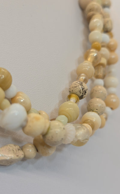 Tan Beaded Necklace