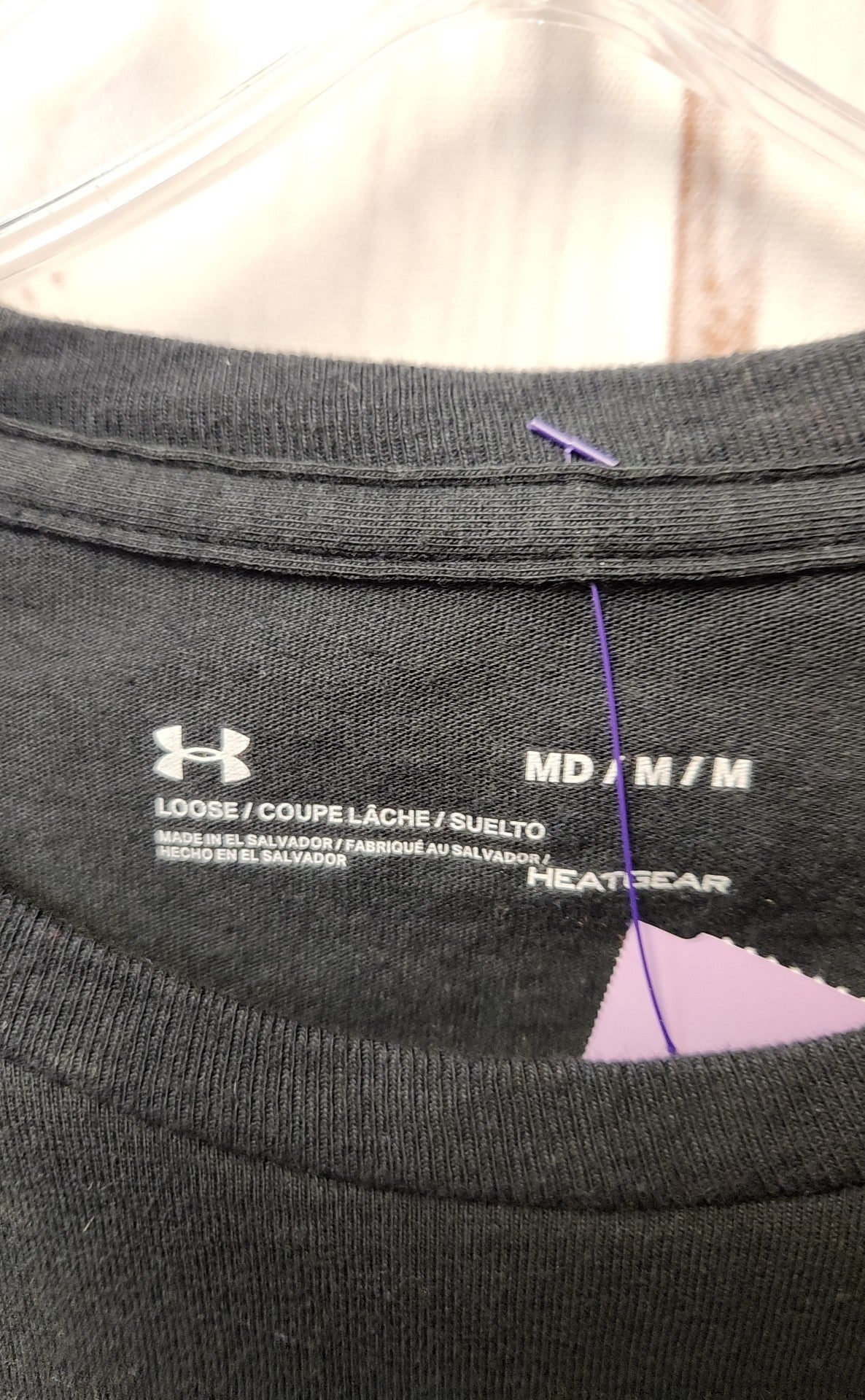 Under Armour Men's Size M Black Shirt