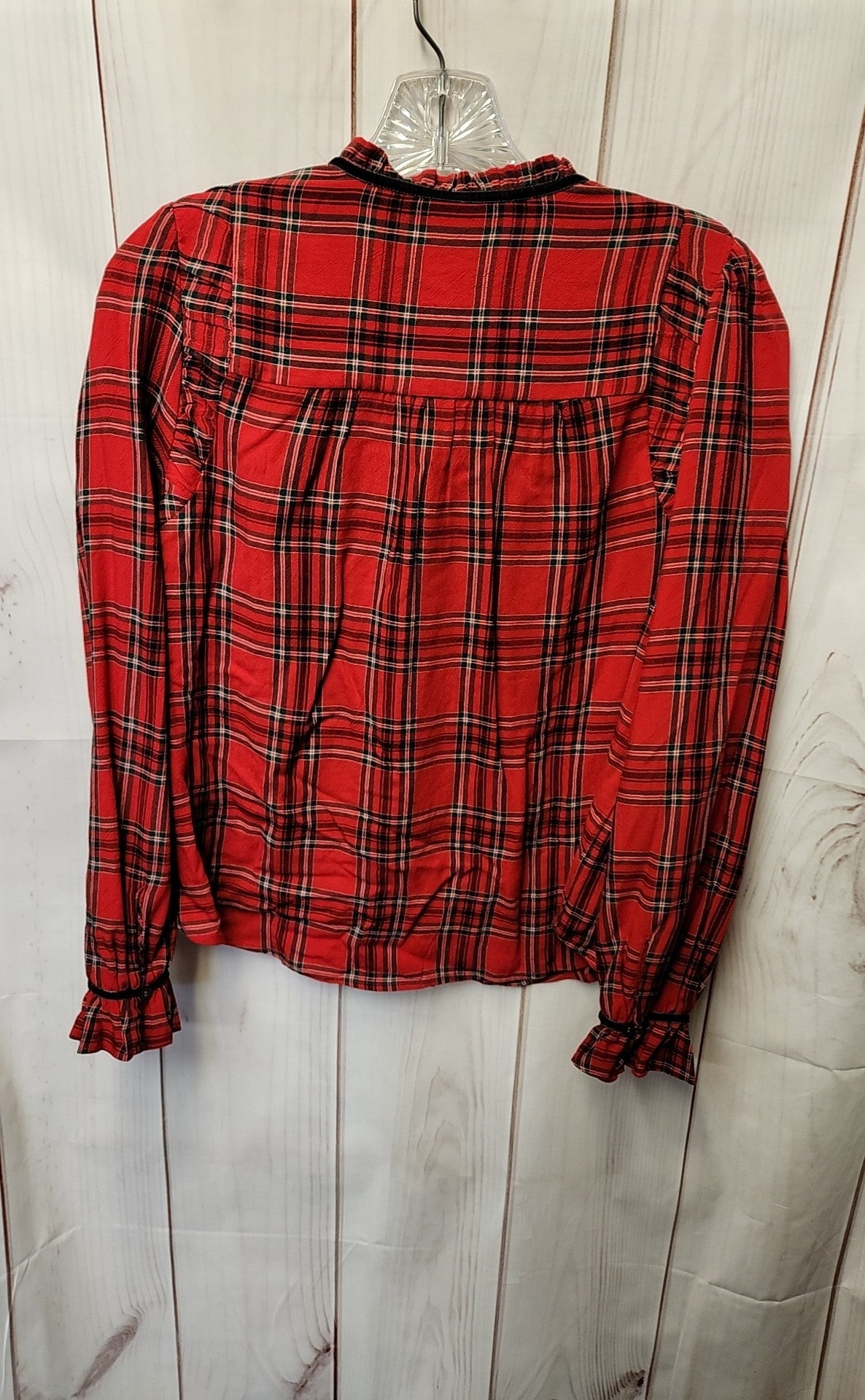 Loft Women's Size XS Petite Red Long Sleeve Top