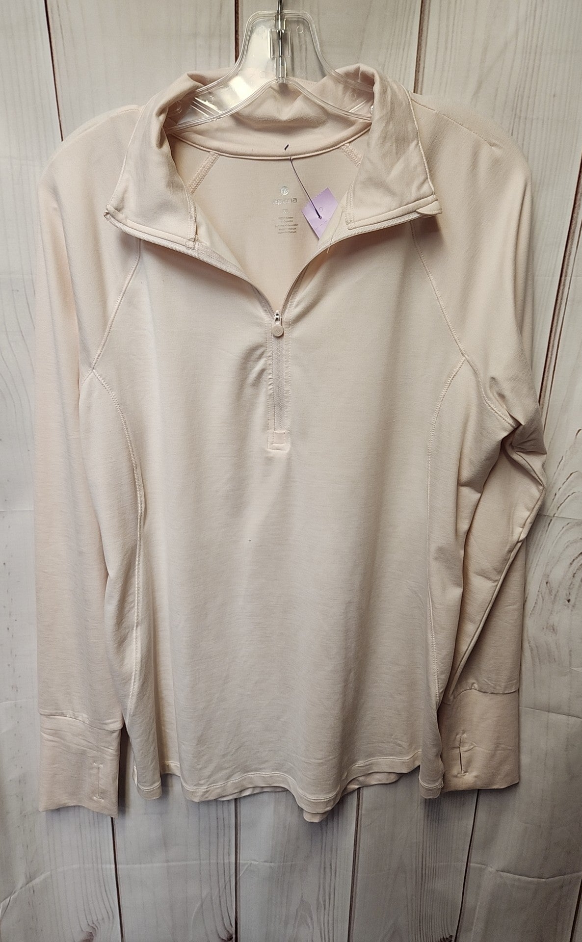Apana Women's Size XL Pale Pink Active Long Sleeve Top