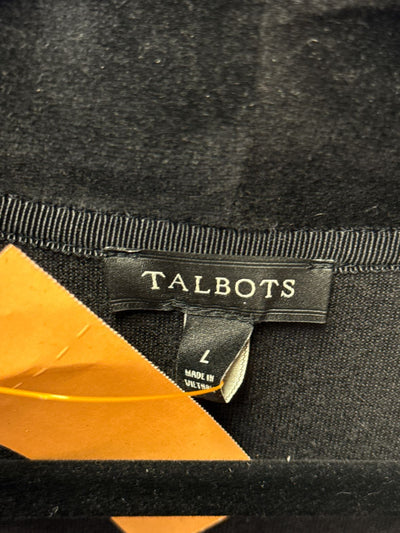Talbots Women's Size L Black Cardigan