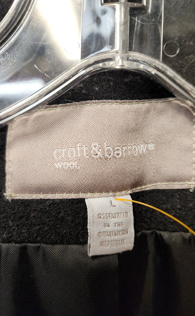 Croft & Barrow Women's Size L Black Coat