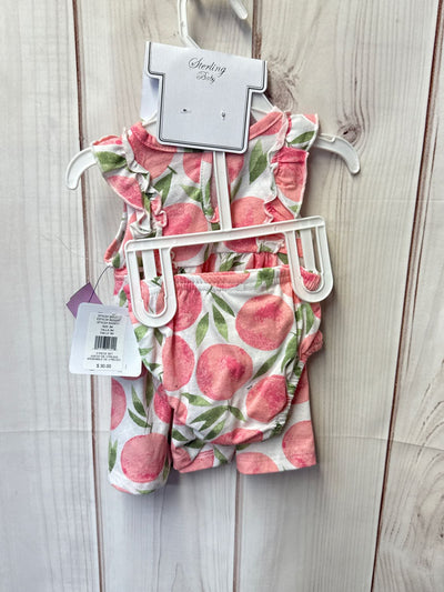 NWT Sterling Girl's Size 3 Months Pink Outfit