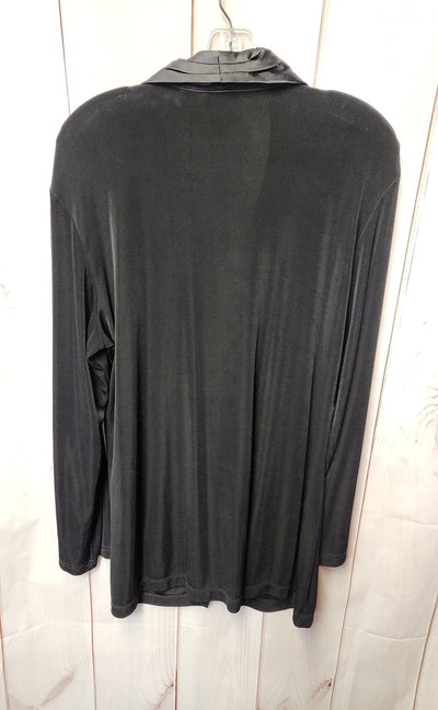 Chico's Women's Size 3 = US XL Black Cardigan