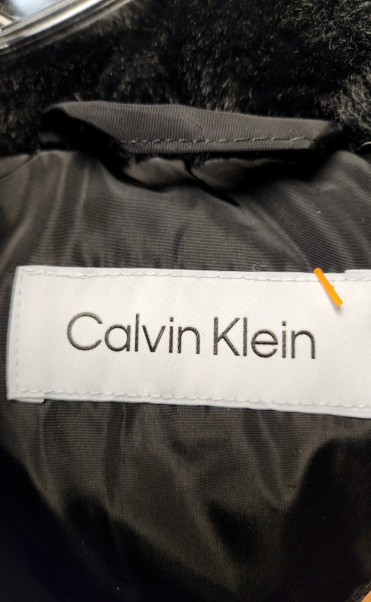 Calvin Klein Women's Size L Black Coat