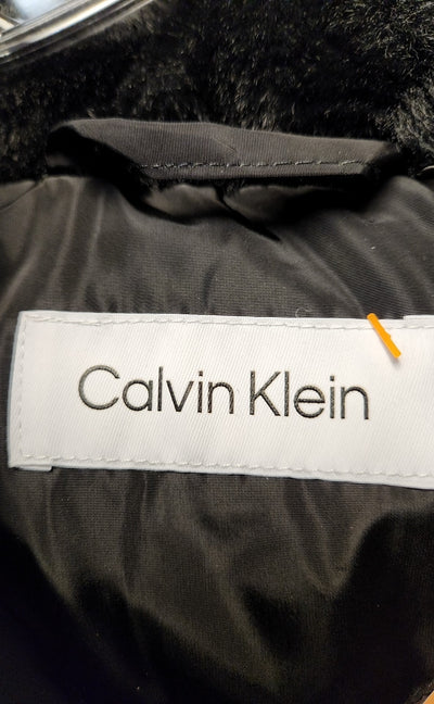 Calvin Klein Women's Size L Black Coat