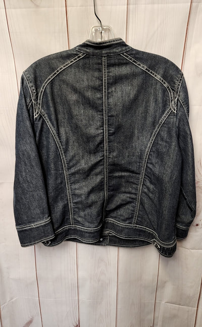 Chico's Women's Size 2 = US L Blue Jacket