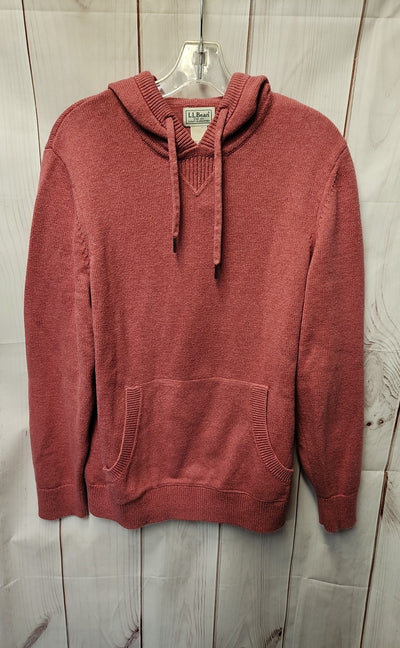 LL Bean Women's Size M Red Knit Hoodie