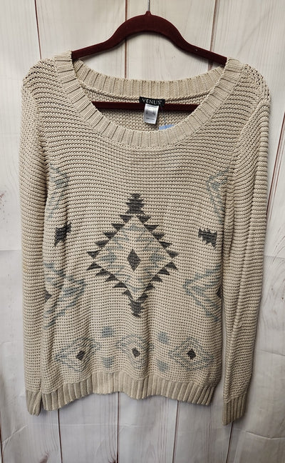 Venus Women's Size XL Beige Sweater