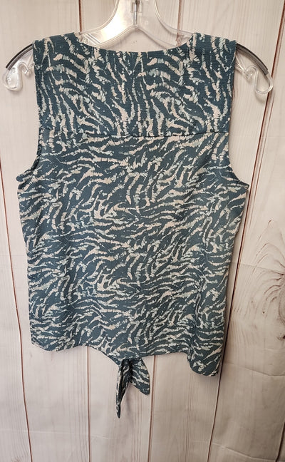 Nine West Women's Size S Blue Sleeveless Top