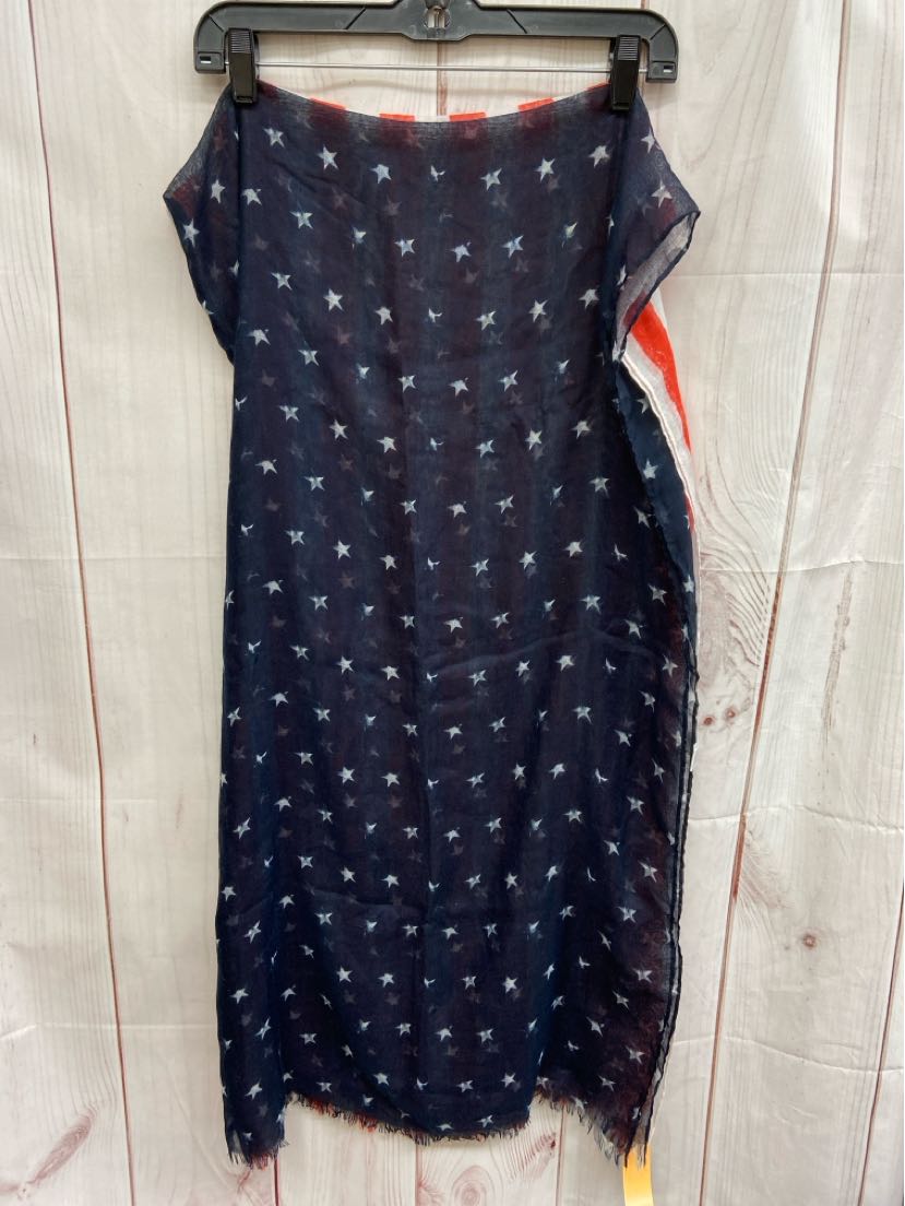 Red & Blue Dress Scarf