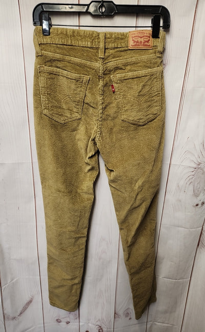 Levis Women's Size 27 (3-4) Tan Pants