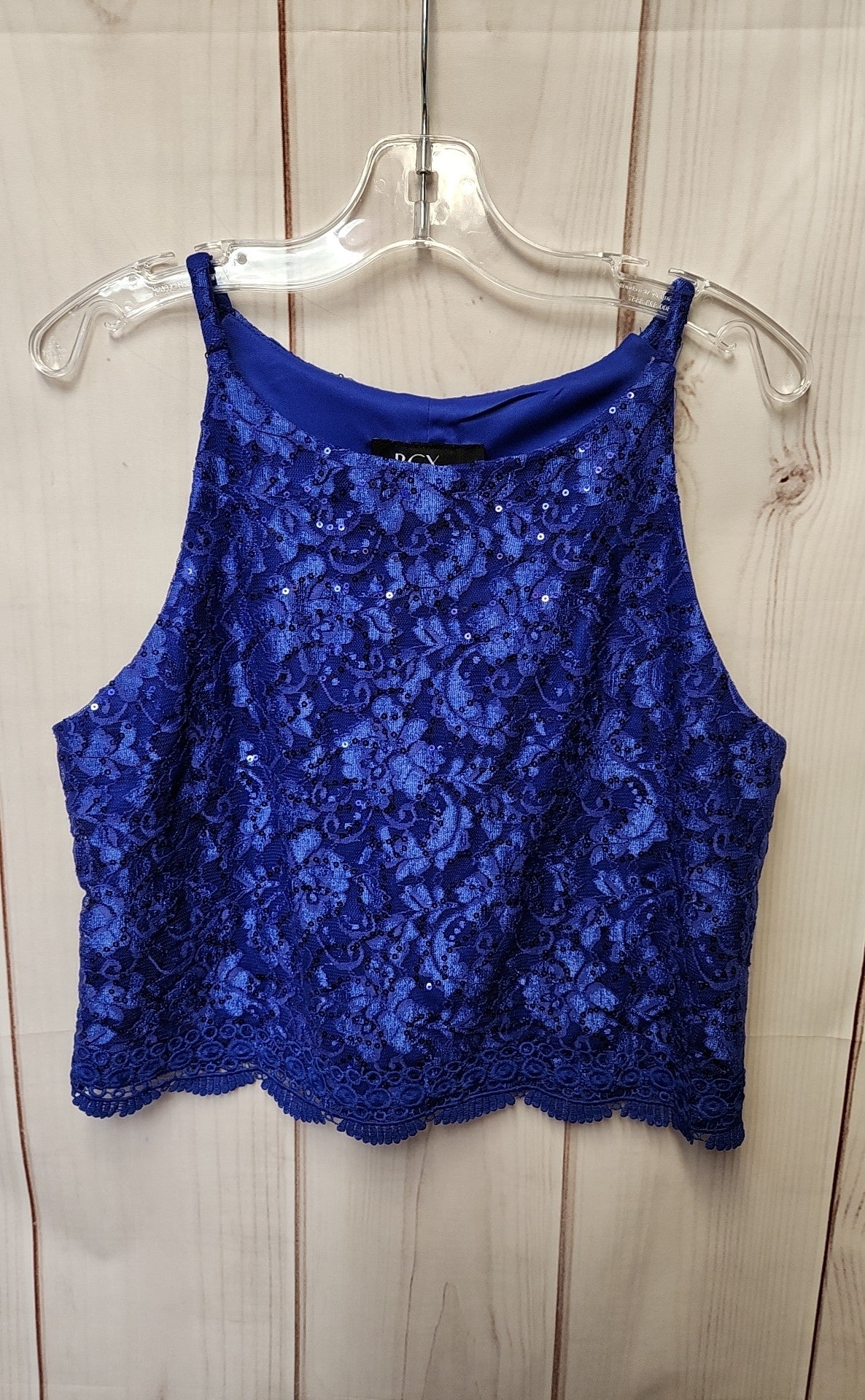 BCX Girl's Size 16 Blue Shirt