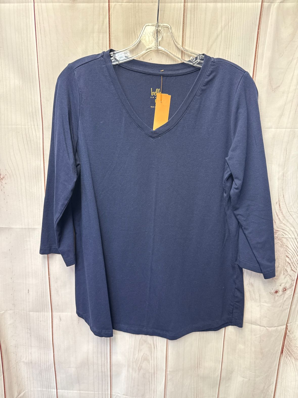 Belle by Kim Gravel Women's Size XS Navy 3/4 Sleeve Top