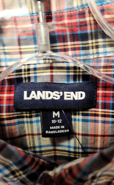 Lands End Boy's Size 10/12 Red Shirt