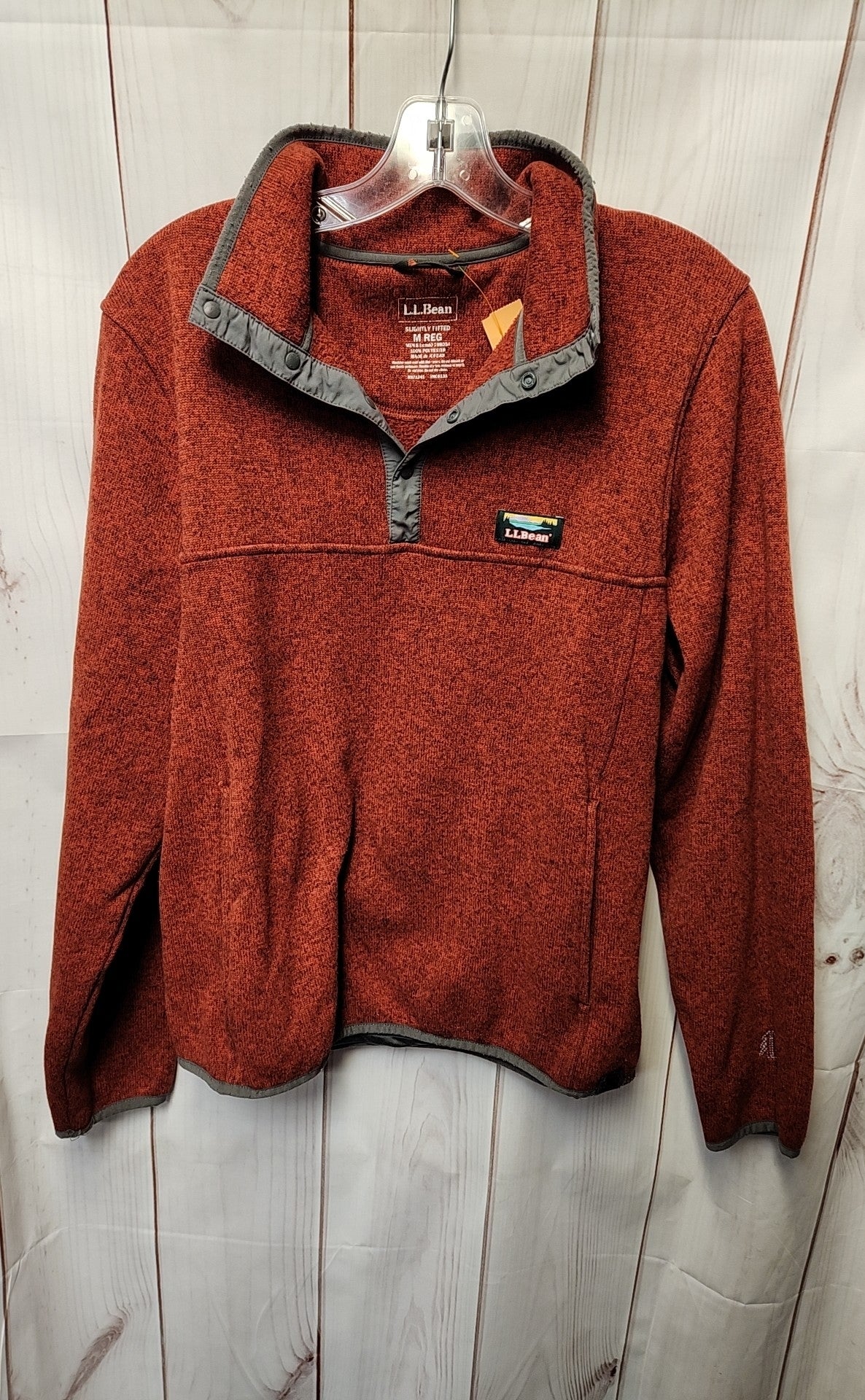 LL Bean Men's Size M Red Sweatshirt