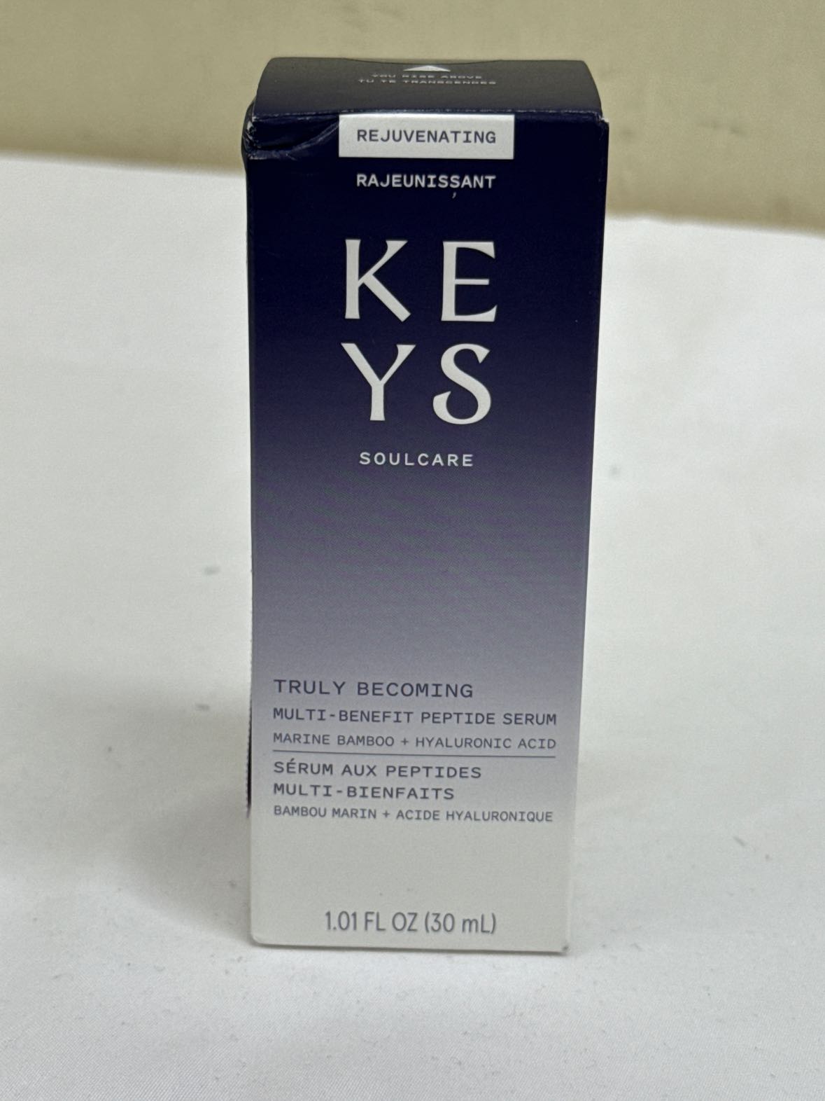 NIB Keys Truly Becoming Multi-Benefit Peptide Serum 1.01fl oz Face Cosmetic