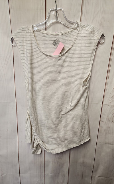 Pilcro Women's Size XS White Sleeveless Top