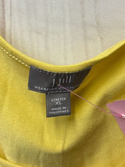 NWT J Jill Women's Size XL Yellow Sleeveless Top
