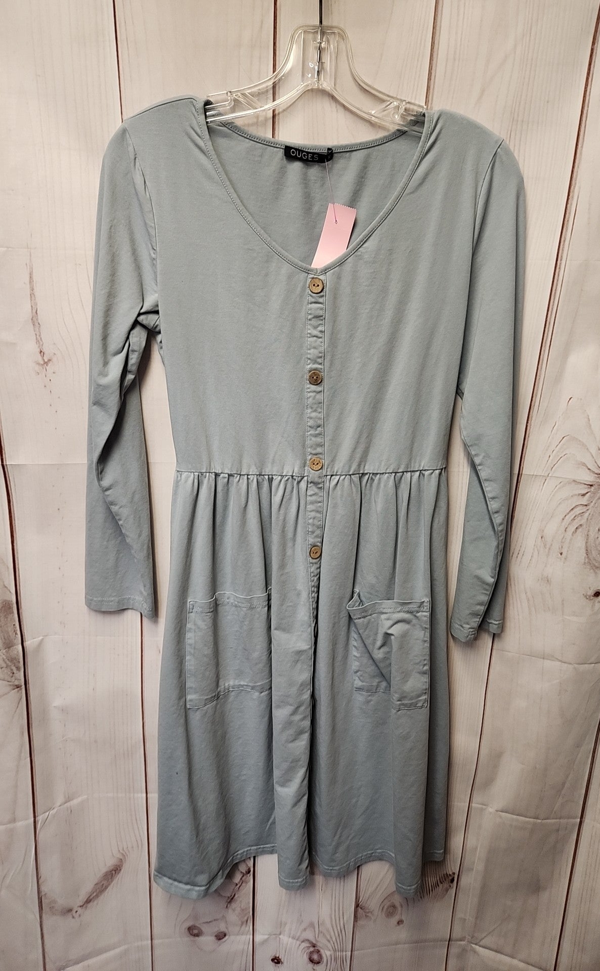 Ouges Women's Size M Green Dress