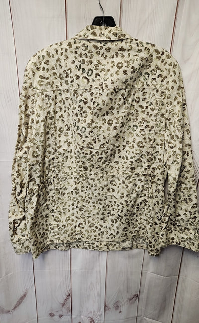 Chico's Women's Size 3 = US XL Green Jacket