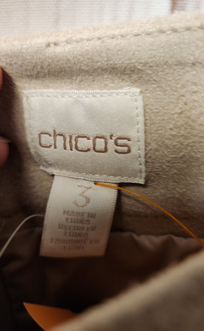 NWT Chico's Women's Size 3 = US 16 Beige Skirt