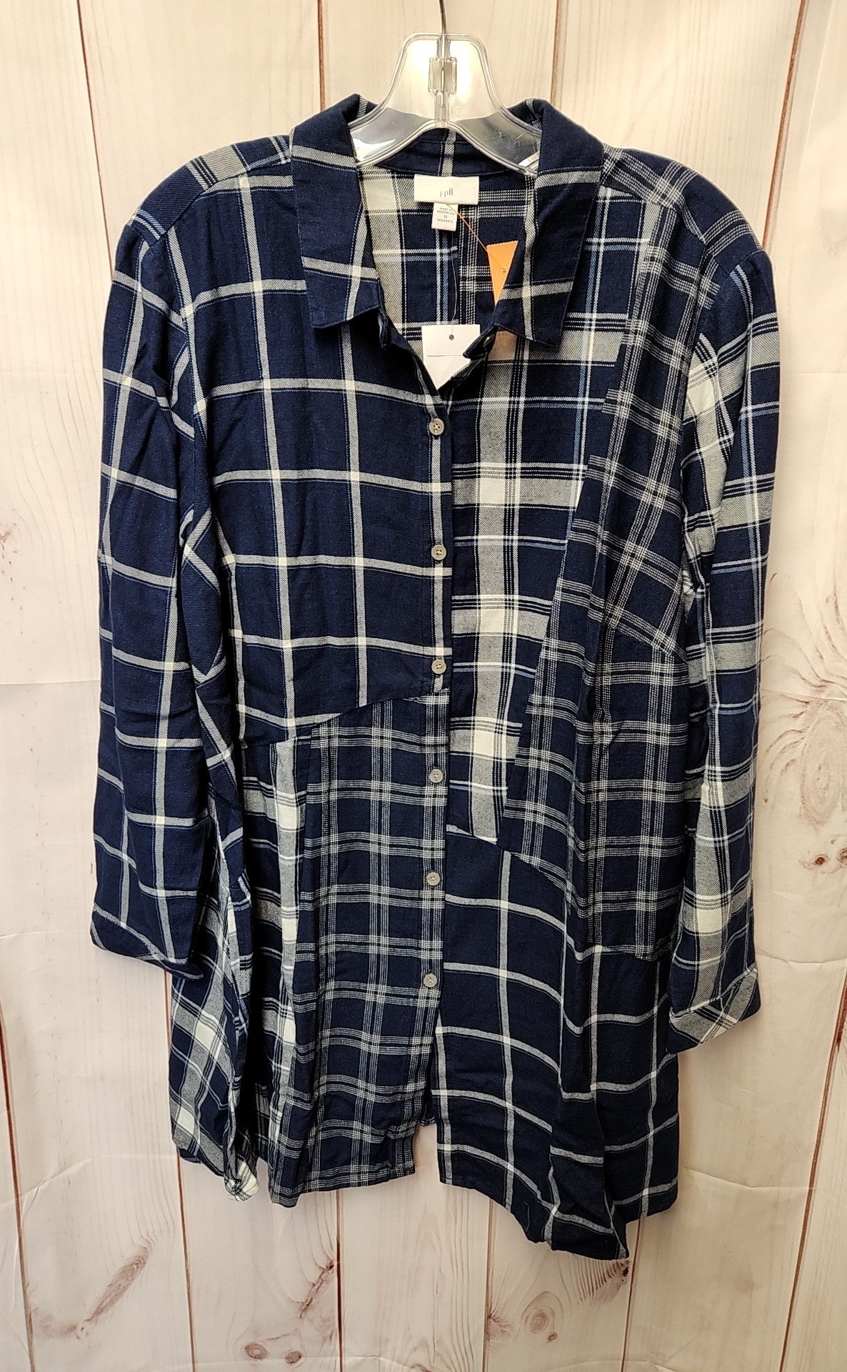 J Jill Women's Size 1X Navy Long Sleeve Top